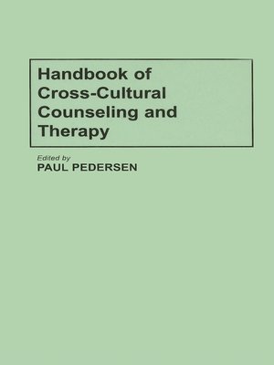 cover image of Handbook of Cross-Cultural Counseling and Therapy